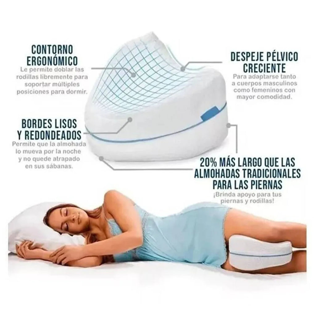 Mejorar tu postura y la comodidad al dormir con la almohada para piernas