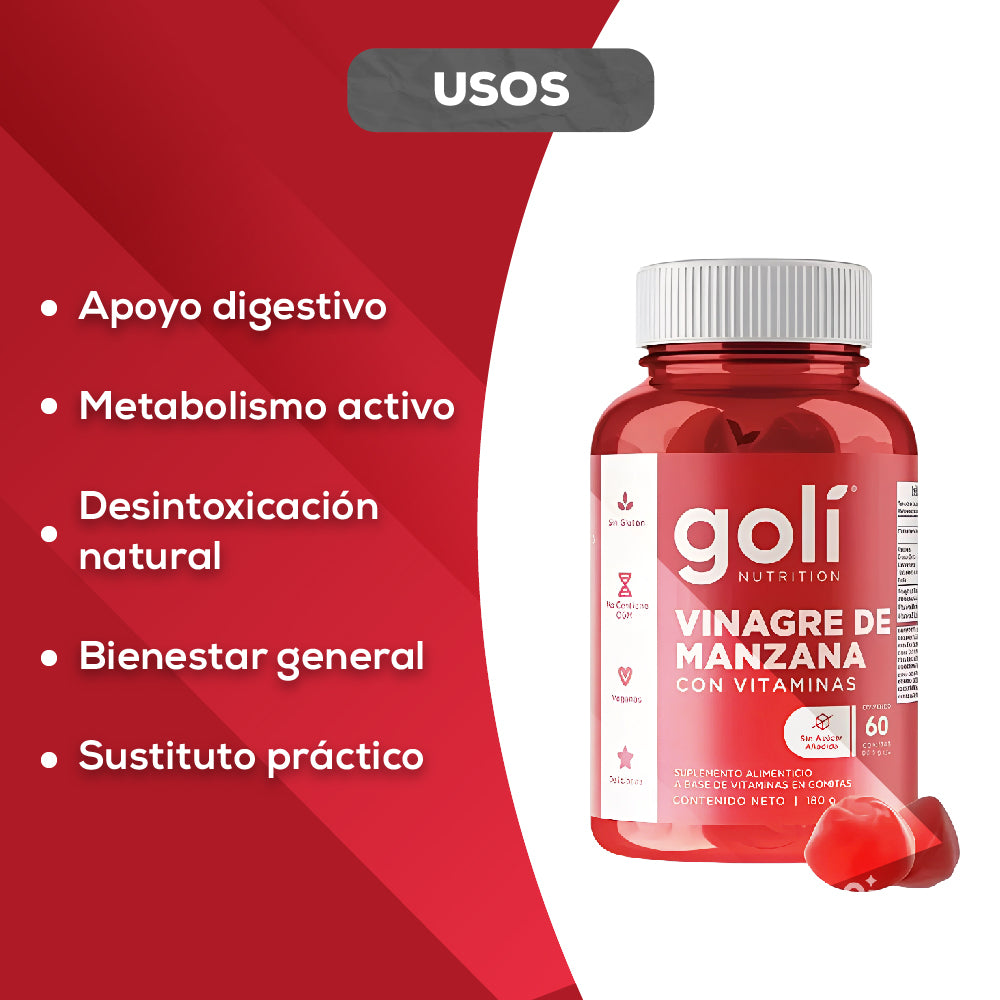 GOMAS DE VINAGRE DE MANZANA