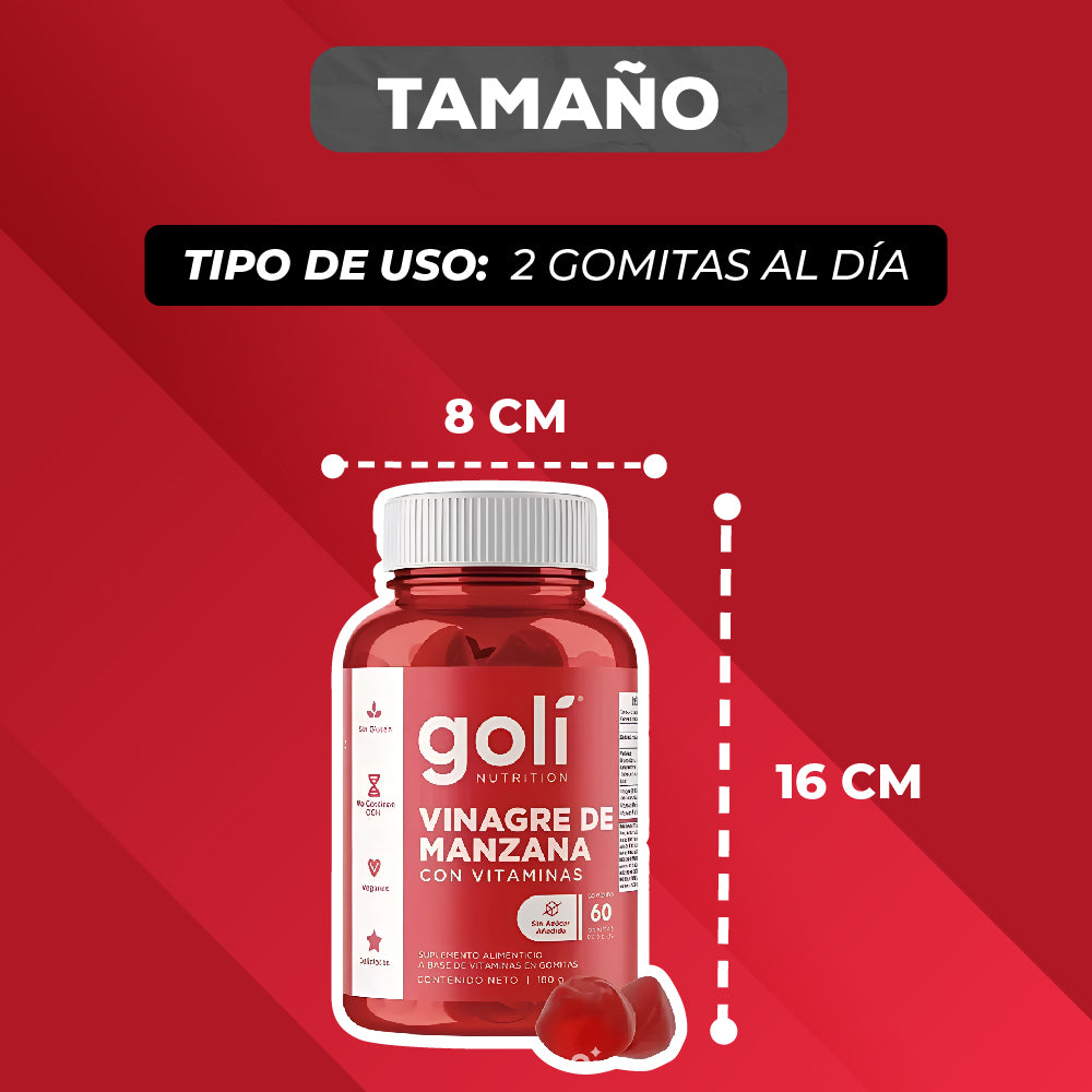 GOMAS DE VINAGRE DE MANZANA