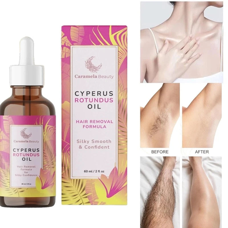 CYPERUS ROTUNDUS OIL 60ml - Aceite Natural para Depilación